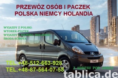 PRZEWÓZ OSÓB I PACZEK POLSKA NIEMCY HOLANDIA