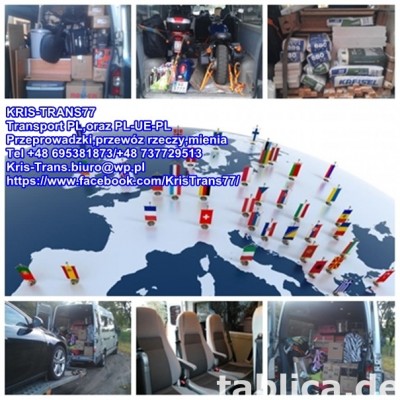 Transport,przeprowadzki,przewóz rzeczy PL-UE-PL