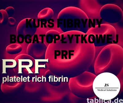 Kurs fibryny bogatopłytkowej PRF