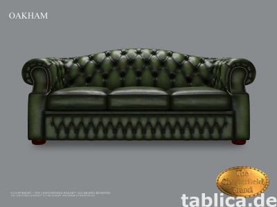 Chesterfield Oakham sofa antyczna zielen