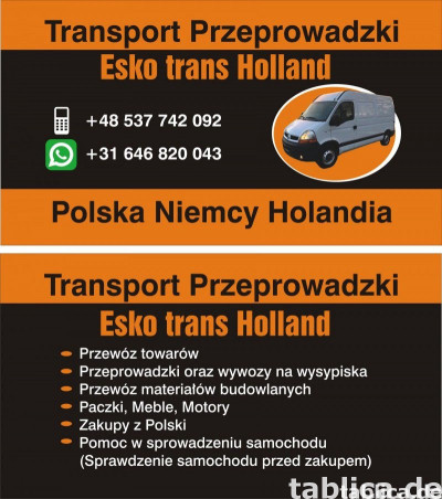 Transport Przeprowadzki Polska Niemcy Holandia