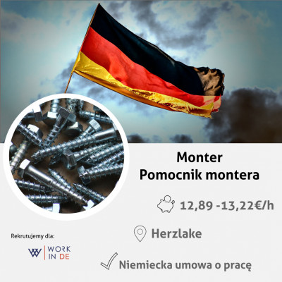 Monter - praca w Niemczech