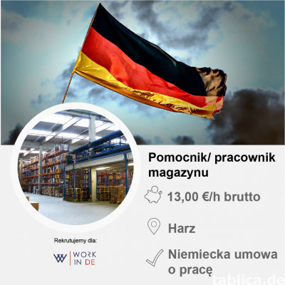 Pomocnik/ pracownik magazynu