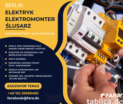 Elektrycy & Slusarze Frankfurt, Berlin, München, 22€
