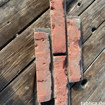 Czerwona cegła z gotową fugą płytki elewacyjne betonowe lico