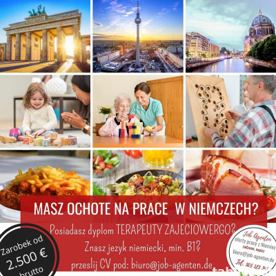 Terapeuta oferta pracy w Niemczech