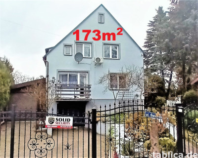 DOM WOLNOSTOJĄCY 173m2, ogródek i 2 garaże