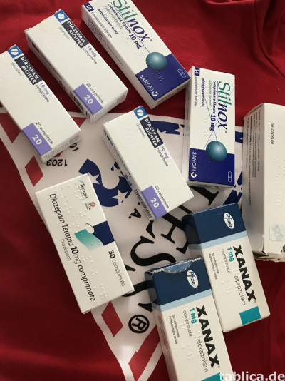 Xanax, oxycontin, oxycodon, metadon (delfin, metadon),