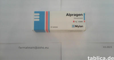  FarmaTeam - Alpragen 1mg, Afobam 1mg Wysyłka w 24h 