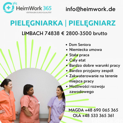 PIELĘGNIARKA | PIELĘGNIARZ | Limbach