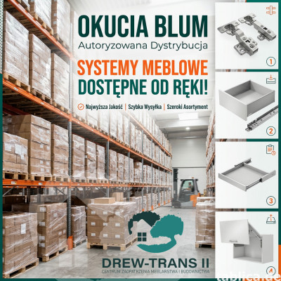Okucia BLUM – Autoryzowana Dystrybucja | Systemy Meblowe Dos
