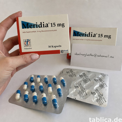 Meridia 15mg 30 kaps. - Oryginał z Niemiec - HIT Sprzedażowy