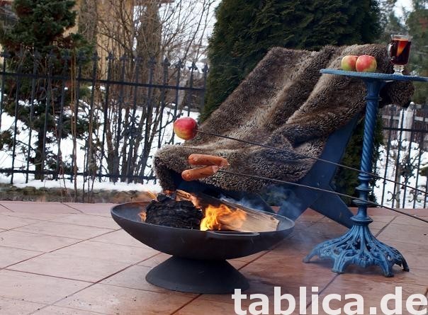 PALENISKO OGRODOWE ŻELIWNE GRILL OGNISKO 3