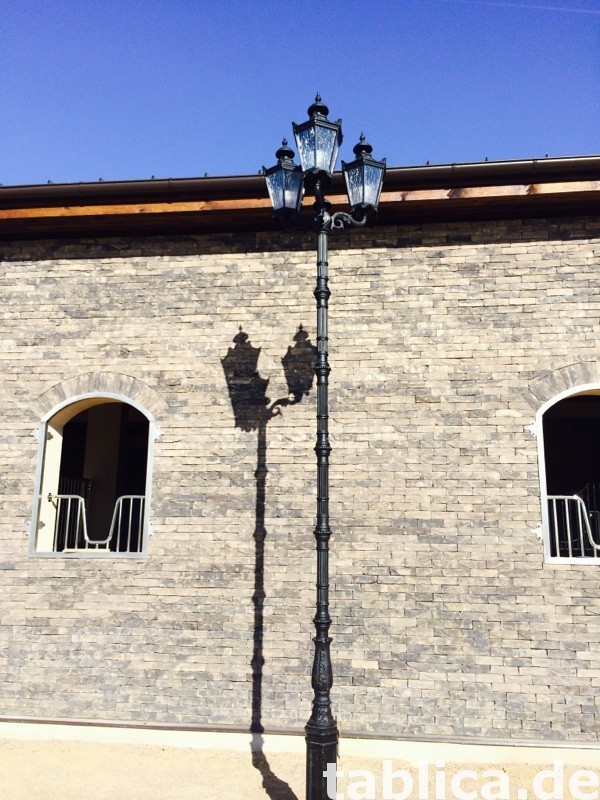 LAMPA ŻELIWNA ULICZNA LATARNIA TARAS OŚWIETLENIE 0