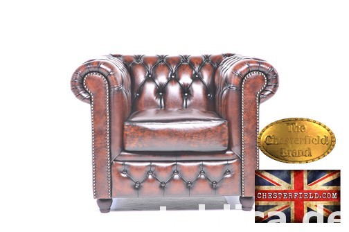 Chesterfield sofa 1 os Brighton antyczny braz 0
