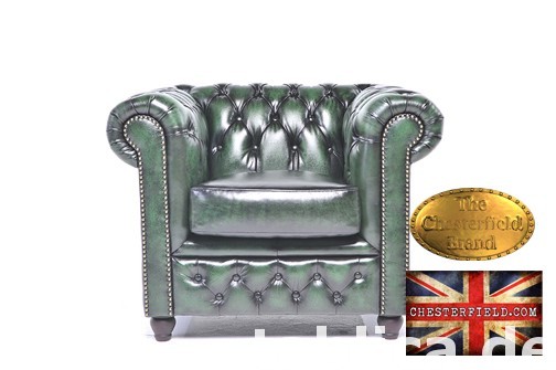 Chesterfield sofa 1 os Brighton zielen 0