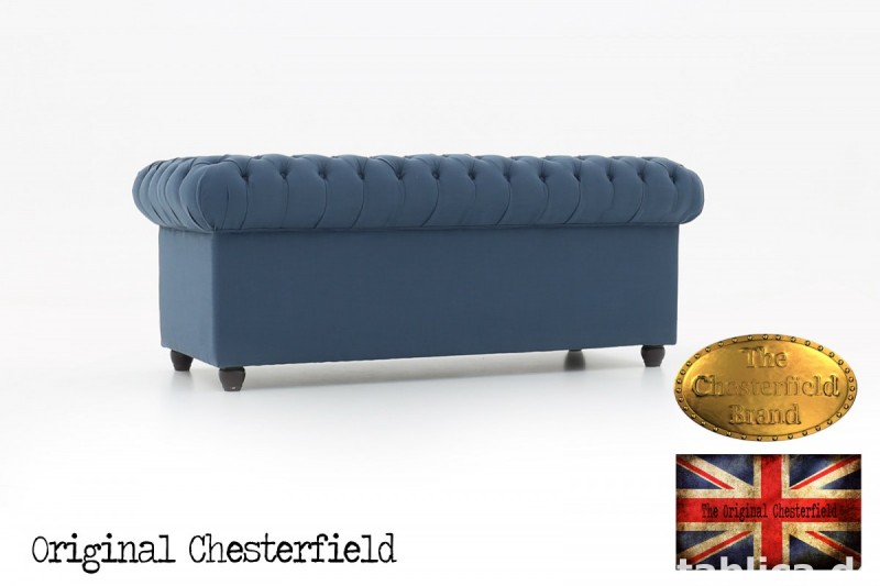 Chesterfield kanapa 3os Pitch z materialu 2