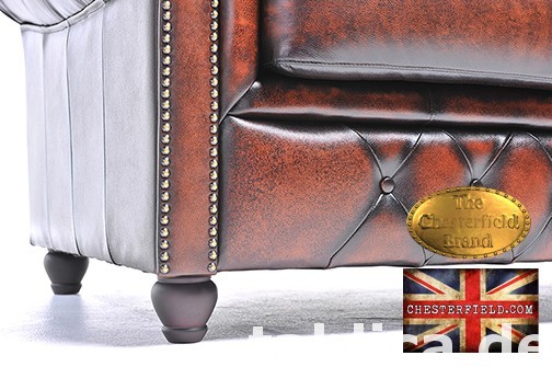 Chesterfield sofa 1 -osobowa Brighton braz 1
