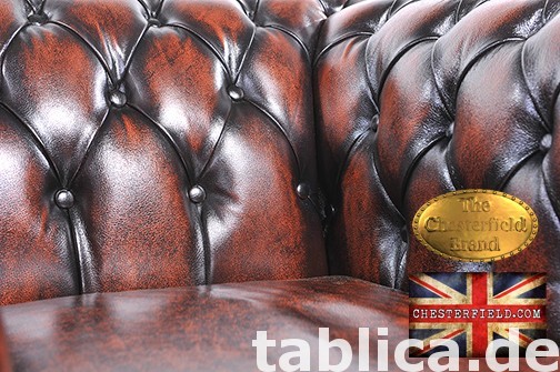 Chesterfield sofa 1 -osobowa Brighton braz 2