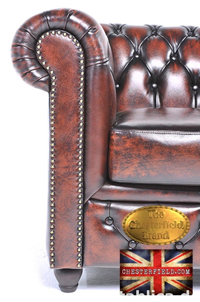 Chesterfield sofa 1 -osobowa Brighton braz 3