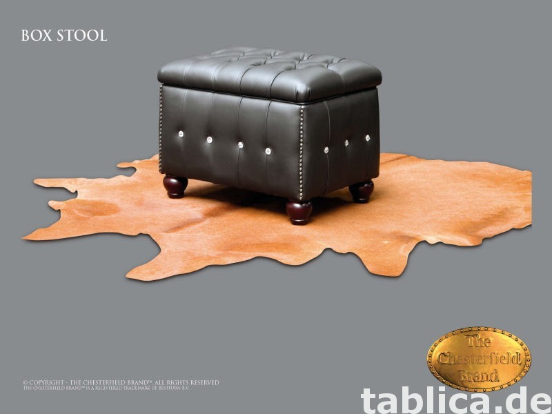 Chesterfield skorzane pufy 1