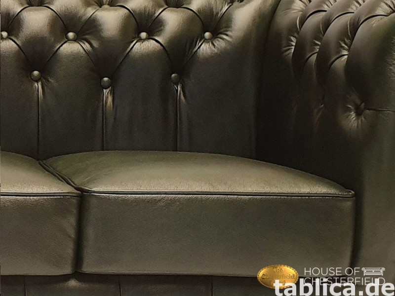 Chesterfield sofa 3 os zielen New York 1
