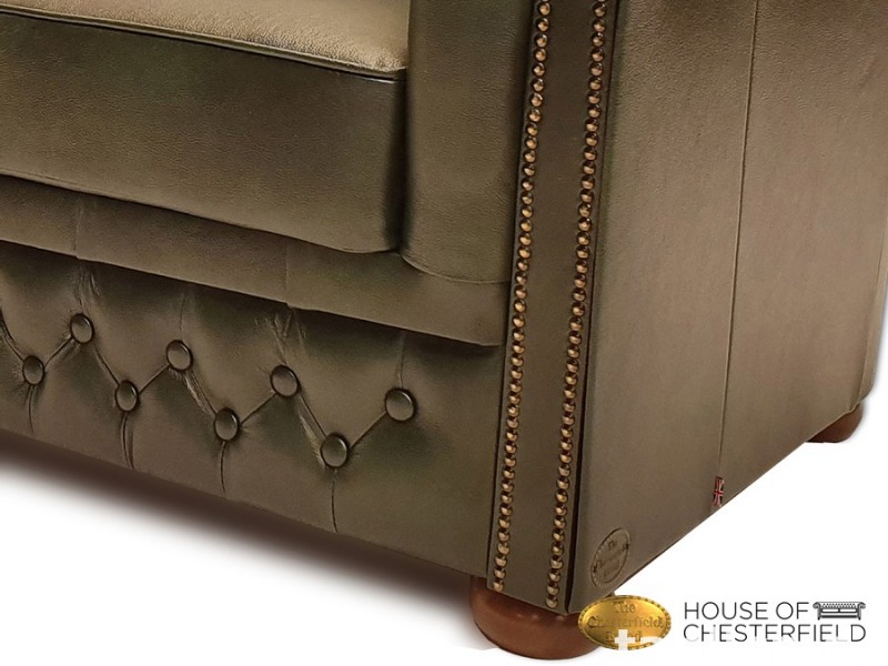 Chesterfield sofa 3 os zielen New York 2