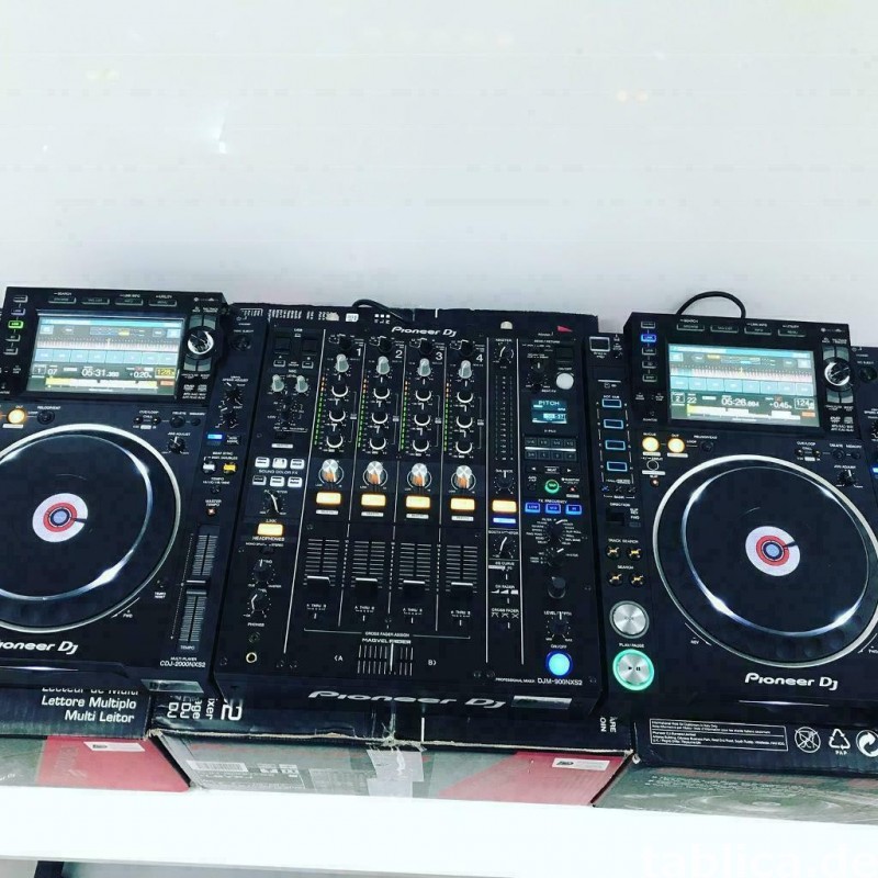 2x Pioneer CDJ-2000NXS2 1x DJM-900NXS2 mixer cost  2600 EUR 1