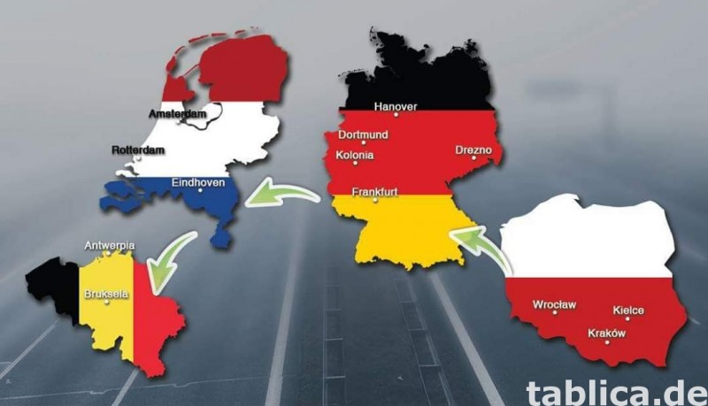 Przewóz Osób Polska-Niemcy-Holandia-Belgia 1