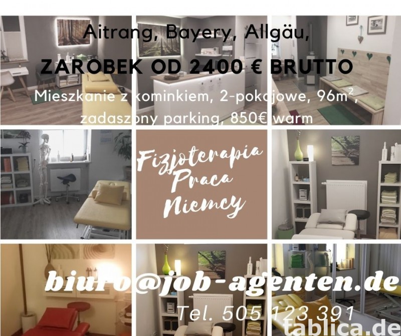 Fizjoterapeuto oferta pracy z mieszkaniem 0