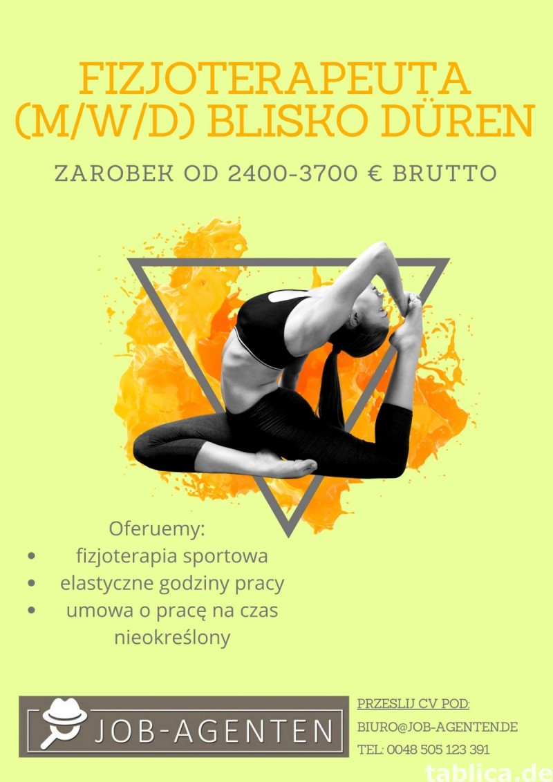 FIZJOTERAPEUTA oferta pracy w pobliżu DÜREN 0