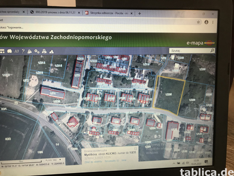 Myślibórz Klicko działka budowlana 0