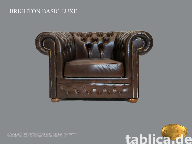 Chesterfield sofa 1 os Brighton Basic Lux 0