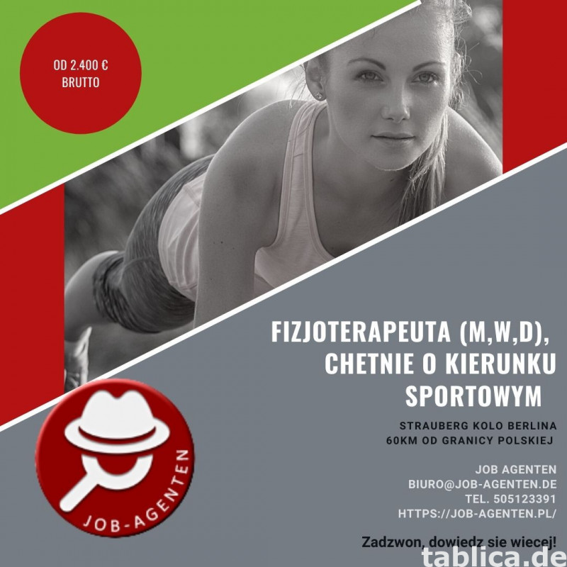 Fizjoterapeuta- praca w Strausberg niedaleko Berlina- etat 0