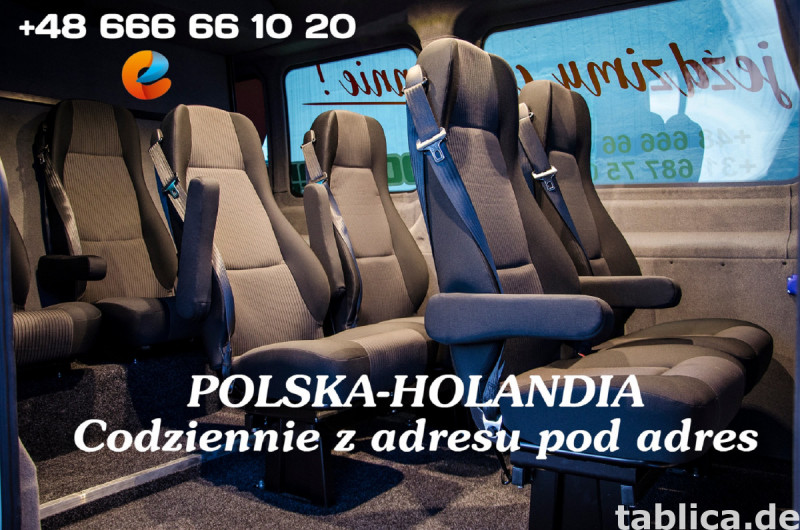 CODZIENNIE PRZEWÓZ OSÓB - POLSKA - HOLANDIA BELGIA NIEMCY 0