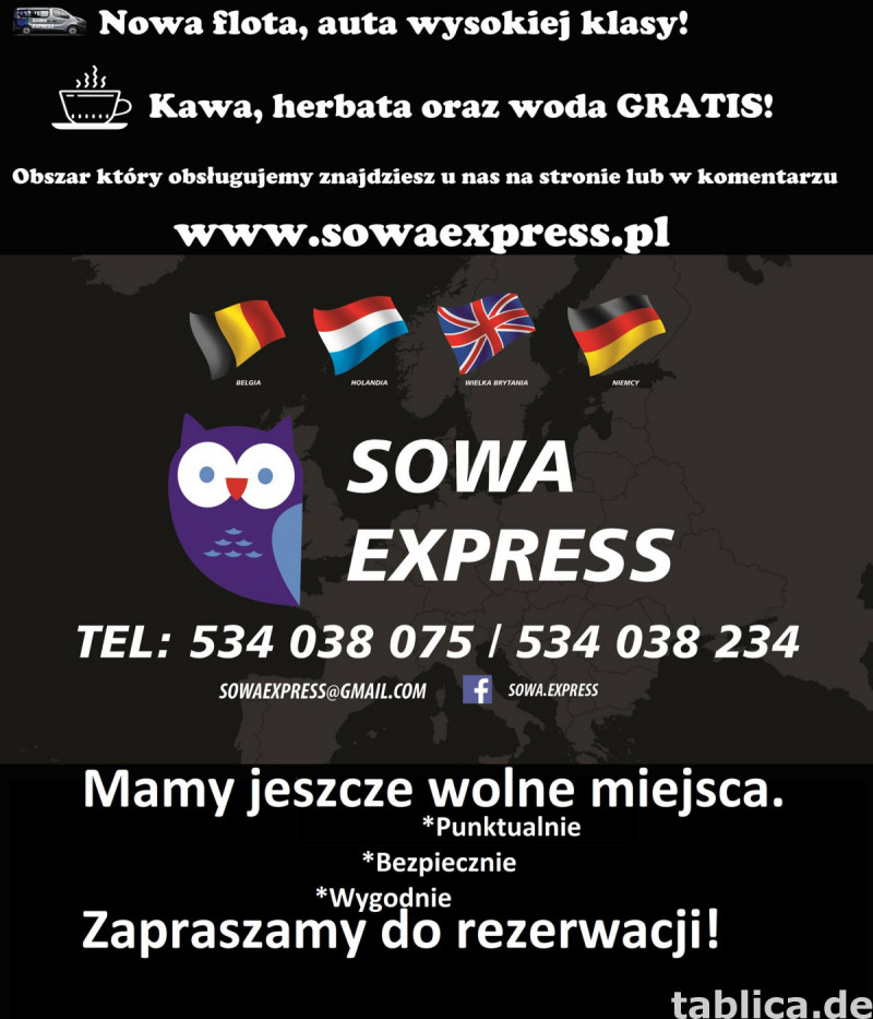 CODZIENNE WYJAZDY POLSKA - NIEMCY-HOLANDIA- BELGIA 0