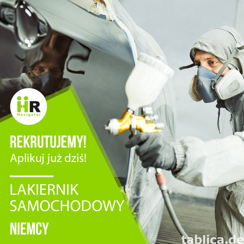 Lakiernik samochodowy - mieszkanie zapewnione! 0