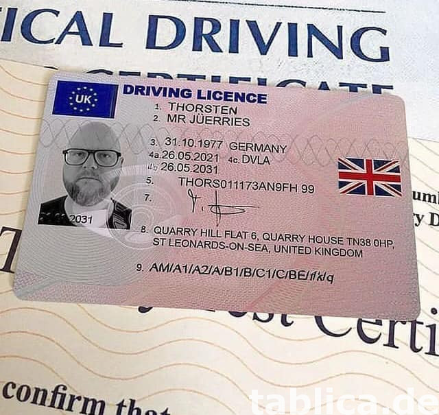 Buy Real Registered Driver's License Online. 1