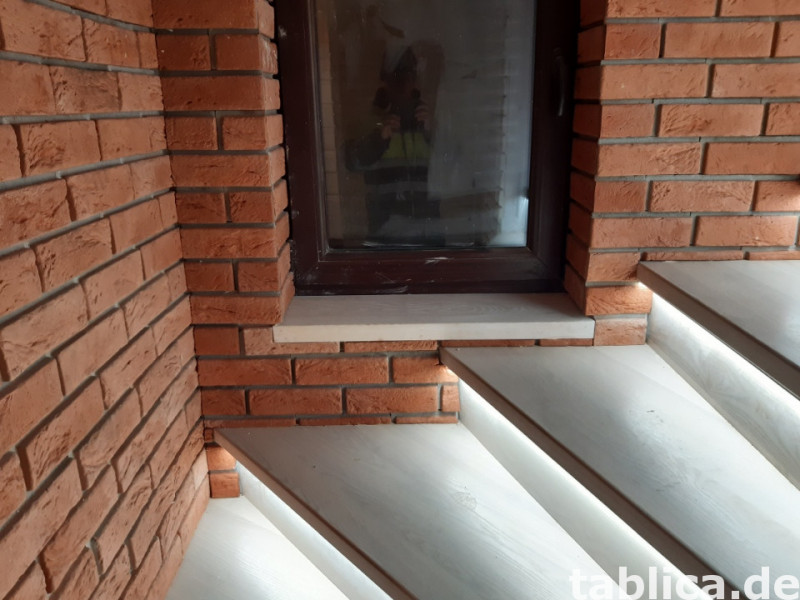 Czerwona cegła z gotową fugą trzy kolory fugi płytki gipsowe 1