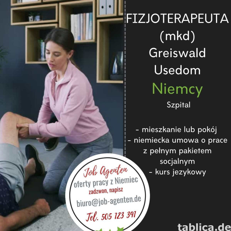 Oferta pracy dla fizjoterapeuty w szpitalu w Greiswald 0