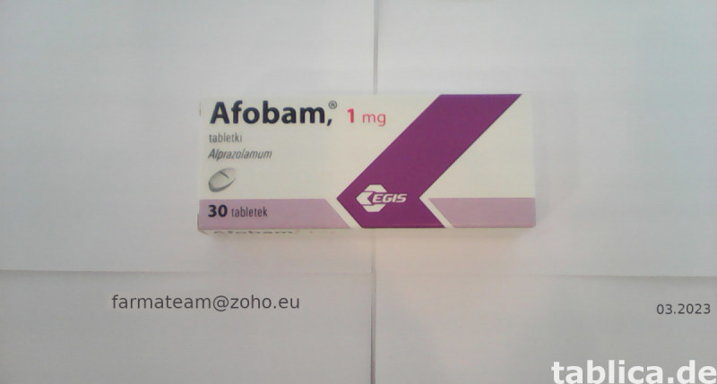  FarmaTeam - Alpragen 1mg, Afobam 1mg Wysyłka w 24h  1