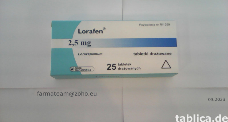  FarmaTeam - Estazolam 2mg, Lorafen 2,5mg Wysyłka w 24h  1