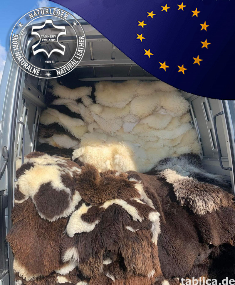 Biogegerbte Schaffelle. Kostenlose Lieferung in der EU 4