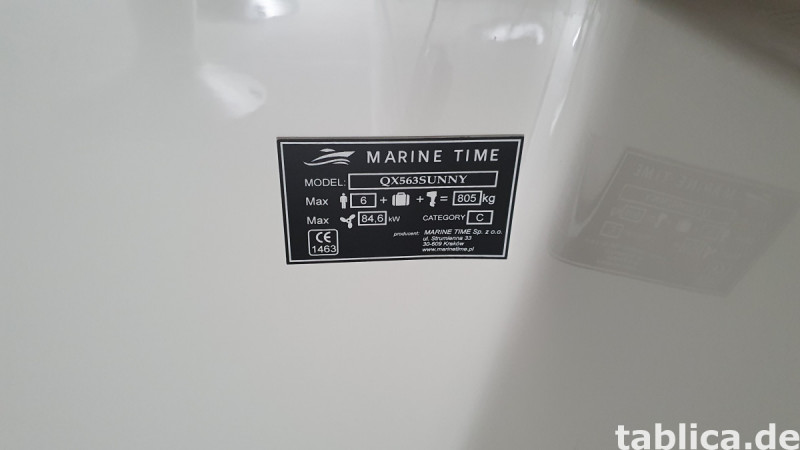 AM Yacht Łódź Motoryacht Marine Time. QX563 SONNENDECK 18