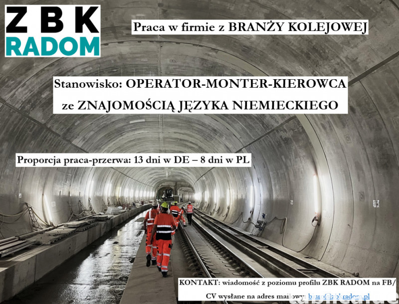OPERATOR-MONTER-KIEROWCA ze znajomością języka niemieckiego 0