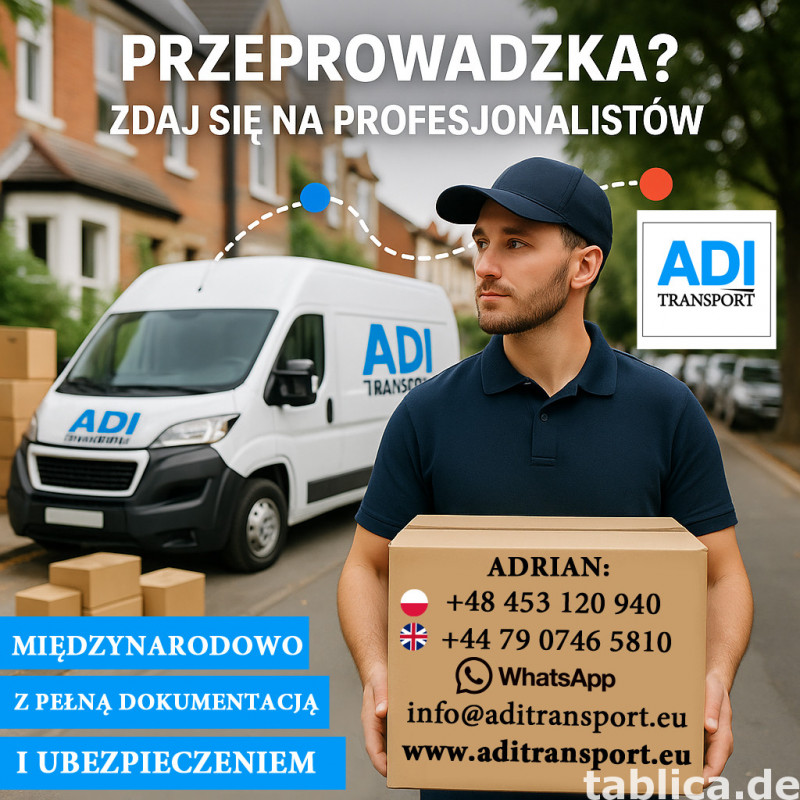 Przeprowadzka? Zdaj się na profesjonalistów. ADI Transport 0