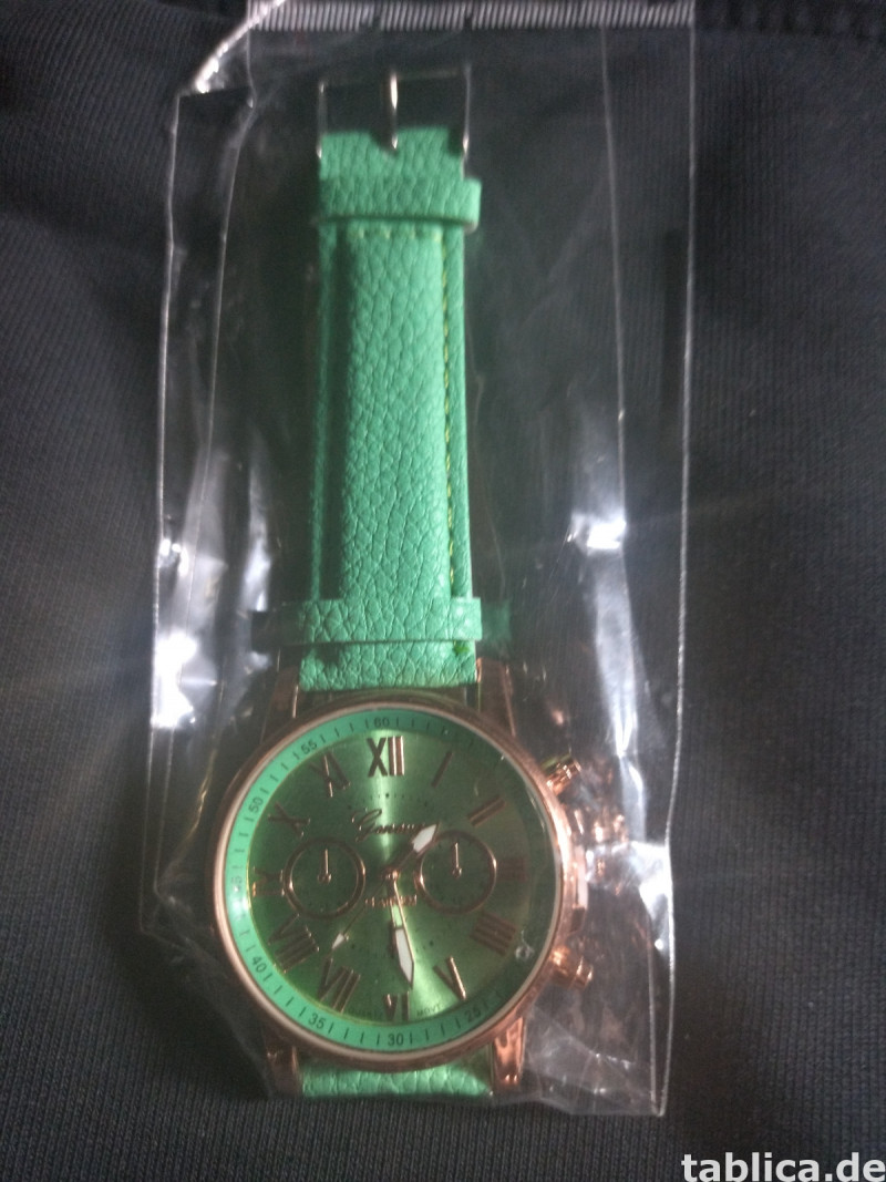 Zielony zegarek damski nowy. 0