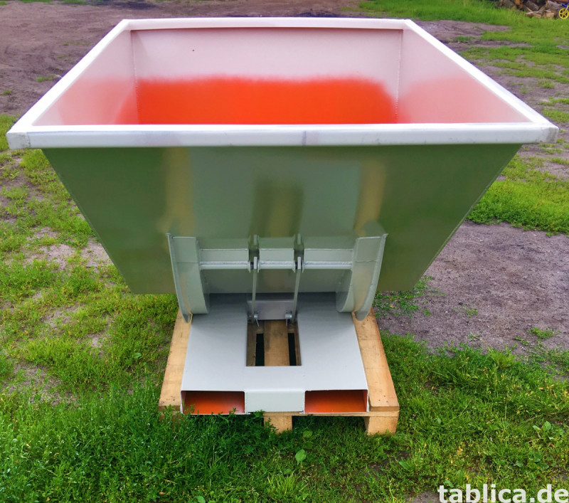 Kontener samowyładowczy, koleba na złom 1 m3 1