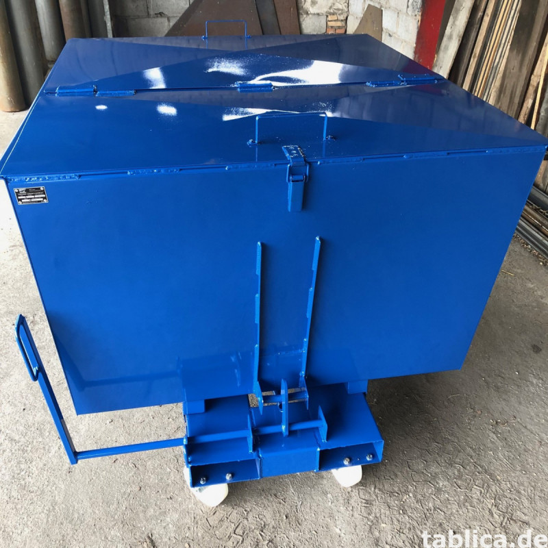 Kontener samowyładowczy, koleba na złom 1 m3 1