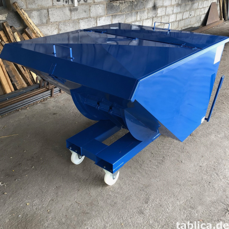 Kontener samowyładowczy, koleba na złom 1 m3 2